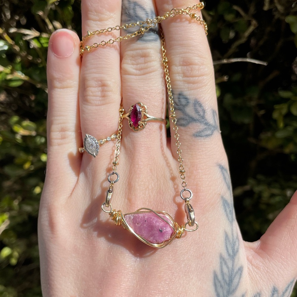 Ruby Interchangeable Necklace - image 1